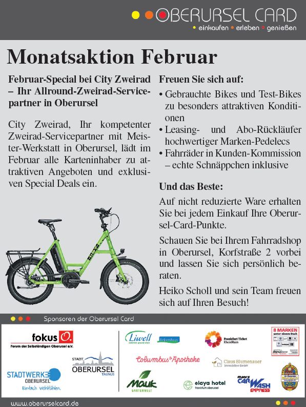 Monatsaktion 02-2026 City Zweirad